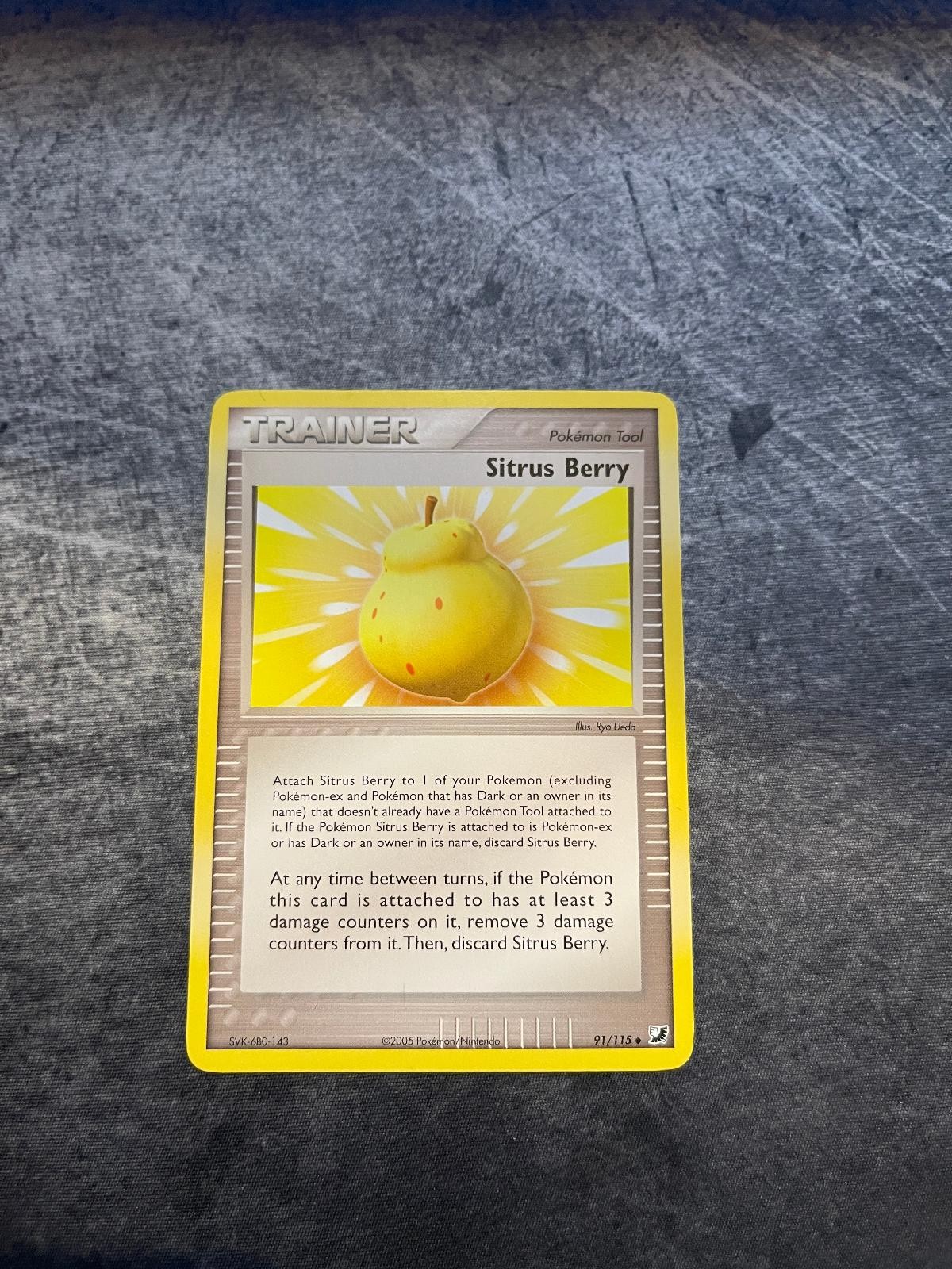 Sitrus Berry 91/115 Uncommon Unseen Forces Pokemon NM