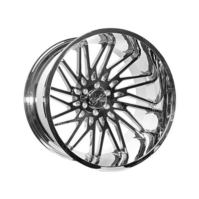 1 X ARKON OFF-ROAD Apollo 24X14 6x135 0 Hub -81 Offset Chrome