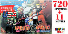 Naruto  Naruto Shippuden Complete DVD 1-720 Episodes  11 Movies English Dub 