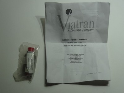 Viatran Model 243 Pressure Transducer P/N: 243BCGDQ