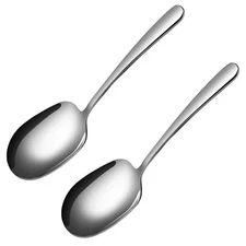 Stainless Steel Large Heavy Serving Spoon,Buffet Dinner Party Banquet Serving...