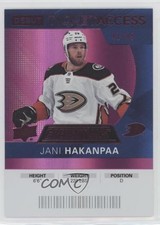 2021-22 Credentials 2020-21 Debut Ticket Access Pink 41/49 Jani Hakanpaa #87 7i2