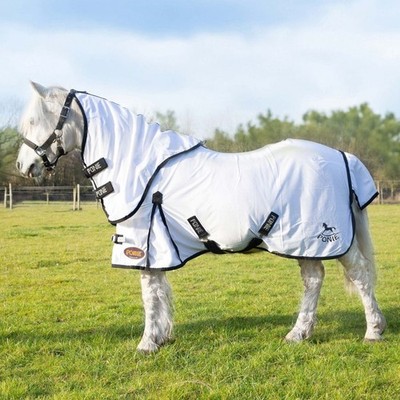 Galopp Ponie Dual 5-Punkt atmungsaktive Pony Fliegendecke mit abnehmbarem Hals 3'6''-7'0''