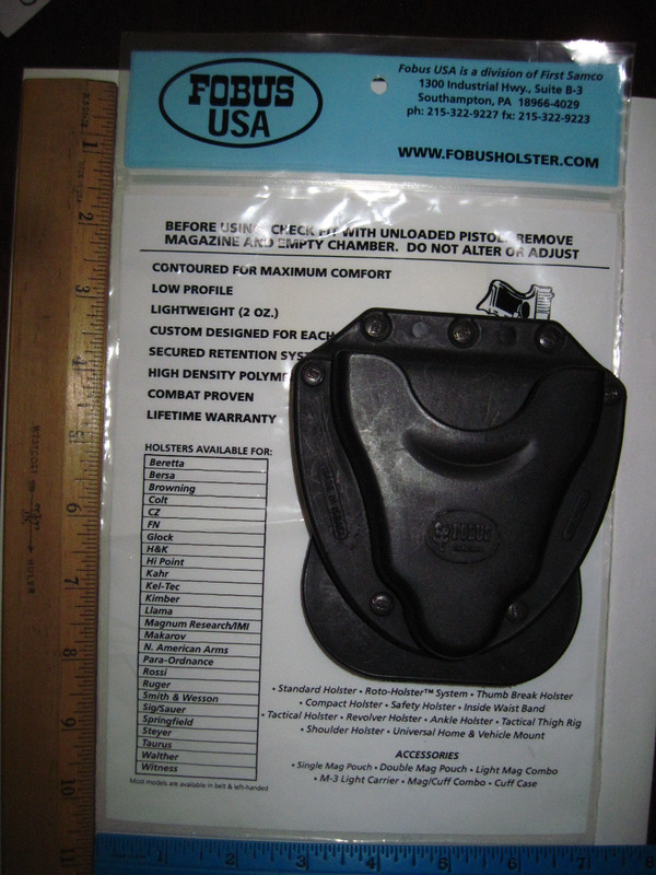 Fobus Handcuff Case with paddle attachment - used great condition