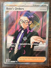 Pokemon - Ascended Heroes - Boss's Orders [Corbeau] 256/217 Holo - NM/M !