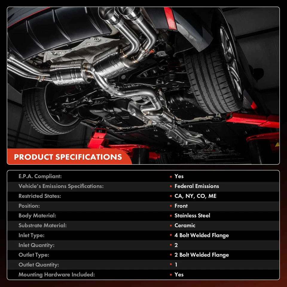 Catalytic Converter for Nissan Altima 2019 2020 2021 L4 2.5L Front Wheel Drive - Image 3 of 4
