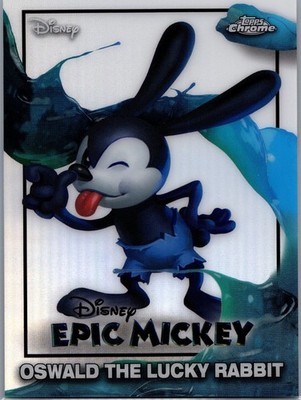 2026 Topps Disney Neon #EM-5 Oswald the Lucky Rabbit Epic Mickey