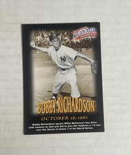 1997-98 Fleer Million Dollar Moments Bobby Richardson #27 New York Yankees