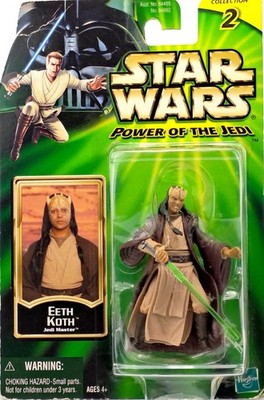 EETH KOTH JEDI MASTER STAR WARS POWER OF THE JEDI COLLECTION 1999 VON HASBRO