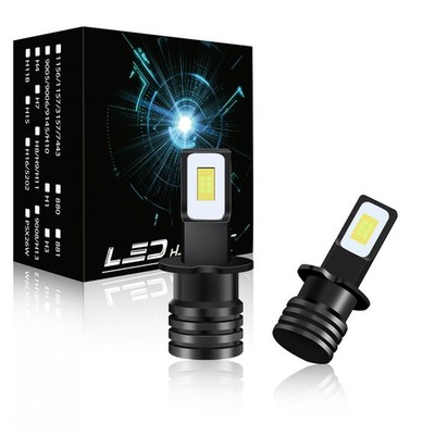 H3 LED Fog Light Bulb Conversion Kit Super Bright Canbus Super White High Power