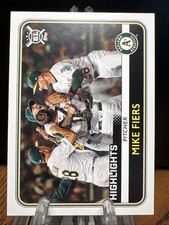2020 Topps Big League Base # 297 Mike Fiers - Oakland Athletics