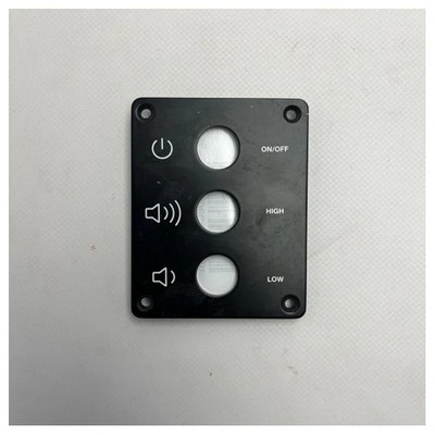 Original Riva Marine Black Audio Control Panel � Durable Waterproof Boat & Ya