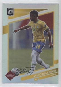 2021-22 Panini Donruss Road to Qatar Optic Holo Prizm Vinicius Junior Jr #26