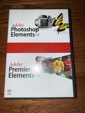 Adobe Photoshop Elements 5.0 Premiere Elements 3.0 w/Serial Numbers