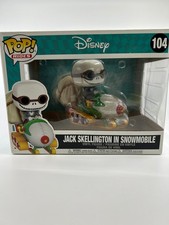 Jack Skellington en moto de nieve #104 CAJA DAÑADA VER FOTOS