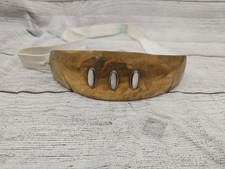 Brutalist Belt Buckle Brass With 3 Stones