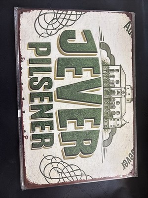 Jever Bier Blechschild 20cm x 30cm Brauerei Bier Reklame Werbung Deko Schild