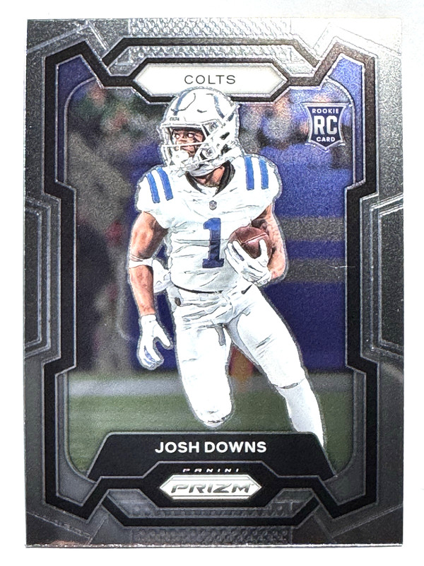 ROOKIE CARD JOSH DOWNS Indianapolis Colts 2023 Panini Prizm Football Card #345