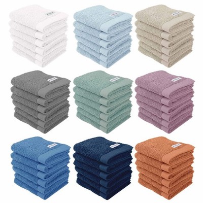 Tom Tailor Guest Towel, 6 Pack - Color Bath Guest Towel, Terry, Cotton...