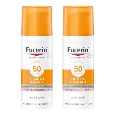 Eucerin Sun Fluid Pigment Control LSF 50 + · 2x50 ml · PZN 08032297
