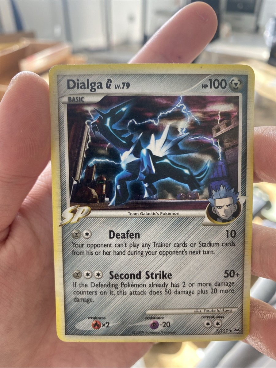 dialga pokemon card ebay G 7/127 Holo Rare Platinum variation to centering Pokemon Card - Japanese -