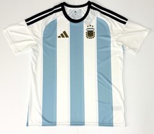 Argentina 3 Stars Jersey Adidas AFA Home 2023 Fan Version XL New