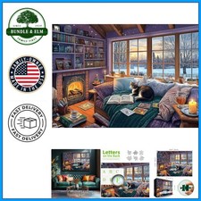 Intermediate 500 Piece Puzzle for Adults with Bonus Glare-Free Poster Included