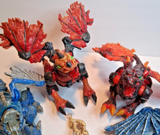 Mega Bloks Fire and Ice Dragons Flame Dragon Lot - Unleash the Dragon Incomplete