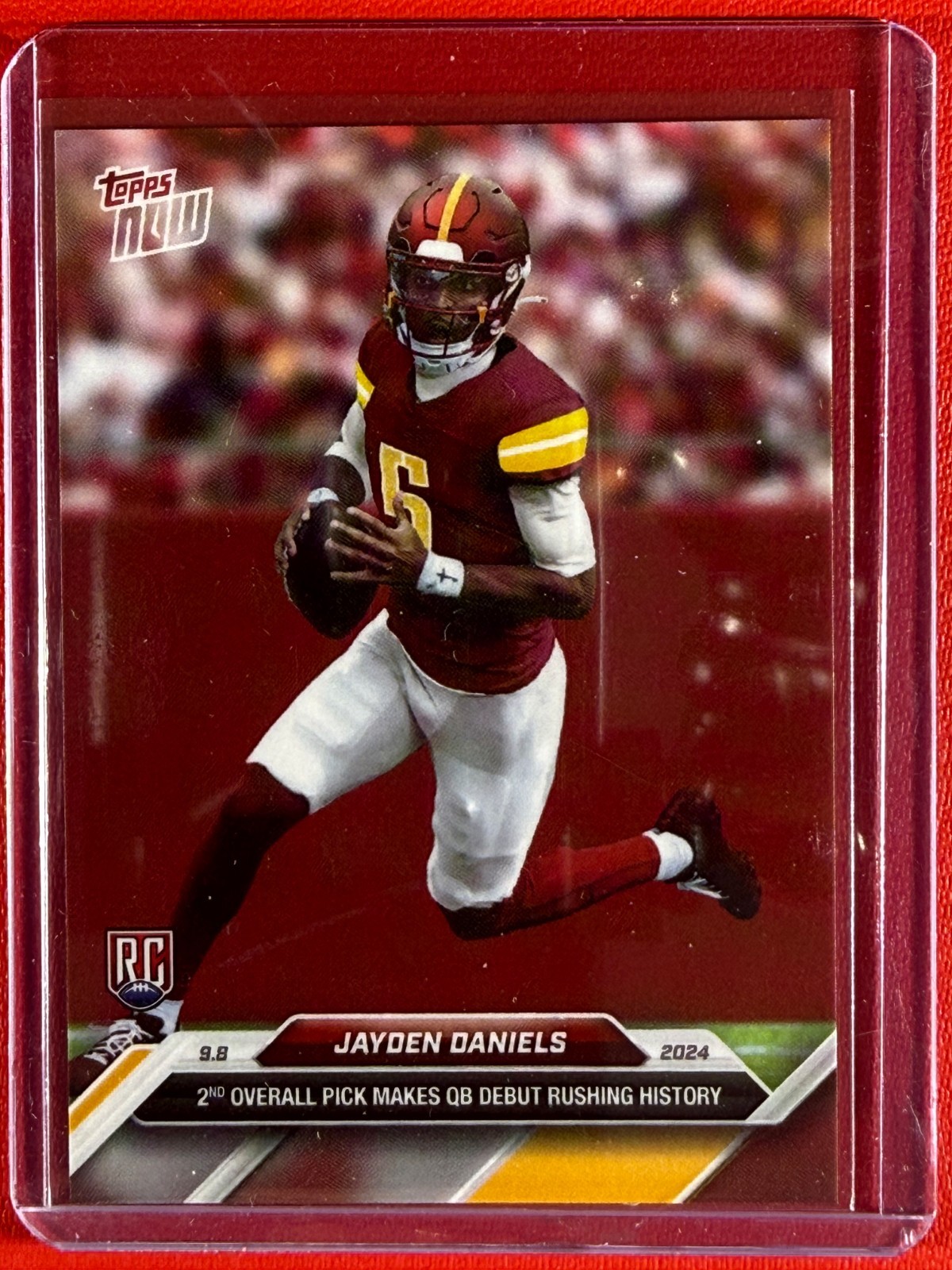 2024 Topps Now Jayden Daniels #3 - Rookie Card (RC)