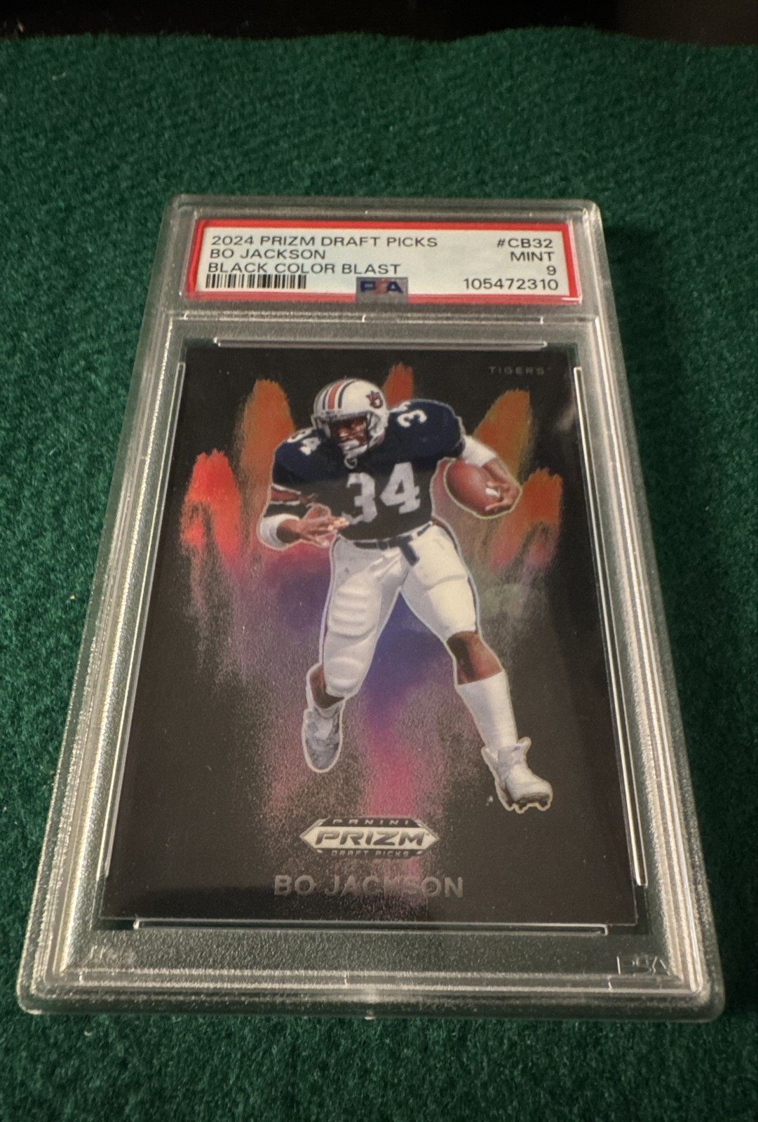 2024 Panini Prizm Draft Picks - Black Color Blast Bo Jackson #CB-32