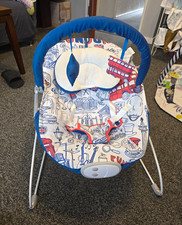 LADIDA My First Bouncer London Theme Bouncing Chair 0-6 Months