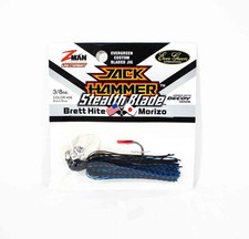Zman Chatterbait Jackhammer Stealthblade 3/8 Oz Black Blue (4462)