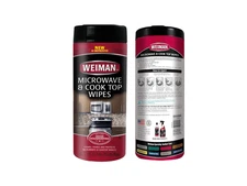 Weiman Cooktop & Microwave Cleaner Wipes Dual Action Formula 30 Ct Pack New