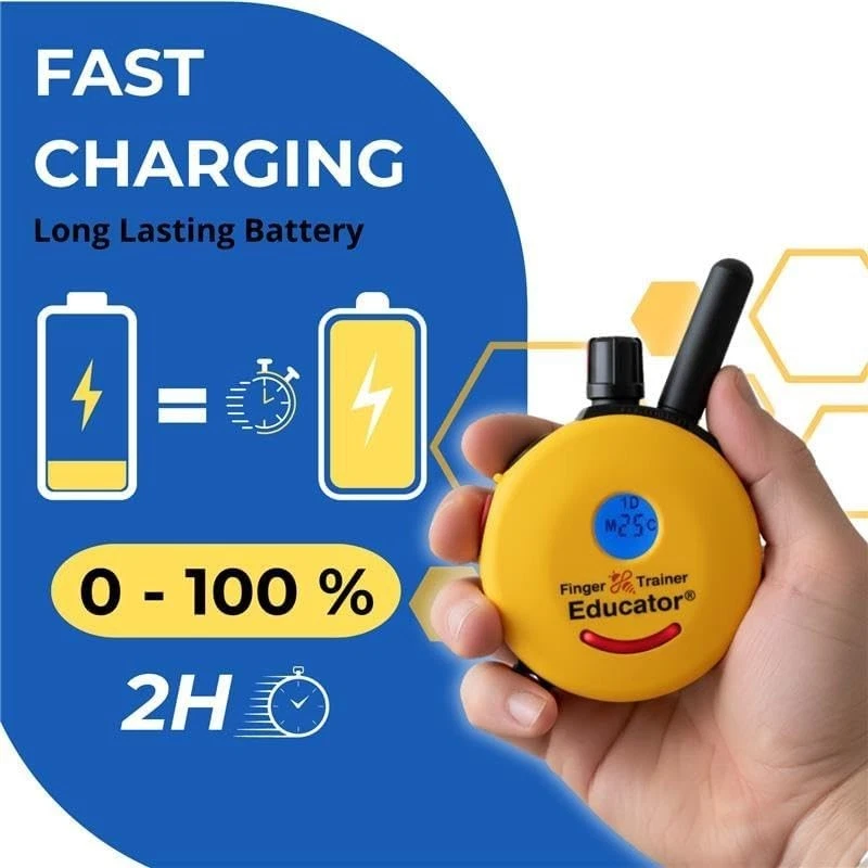 Collar de entrenamiento remoto para perros FT-330 con entrenador de dedos, clicker - ligeramente usado Foto 2 de 4