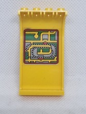 Lego Panel 3 x 4 x 6 Curved Top with Shuttle Route Map Set 6399 Monorail
