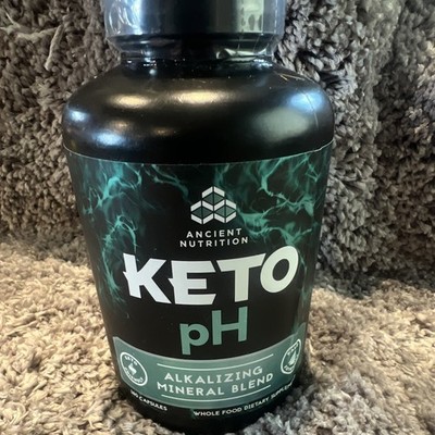 Ancient Nutrition Keto pH Alkalizing Mineral Blend 180 Capsules