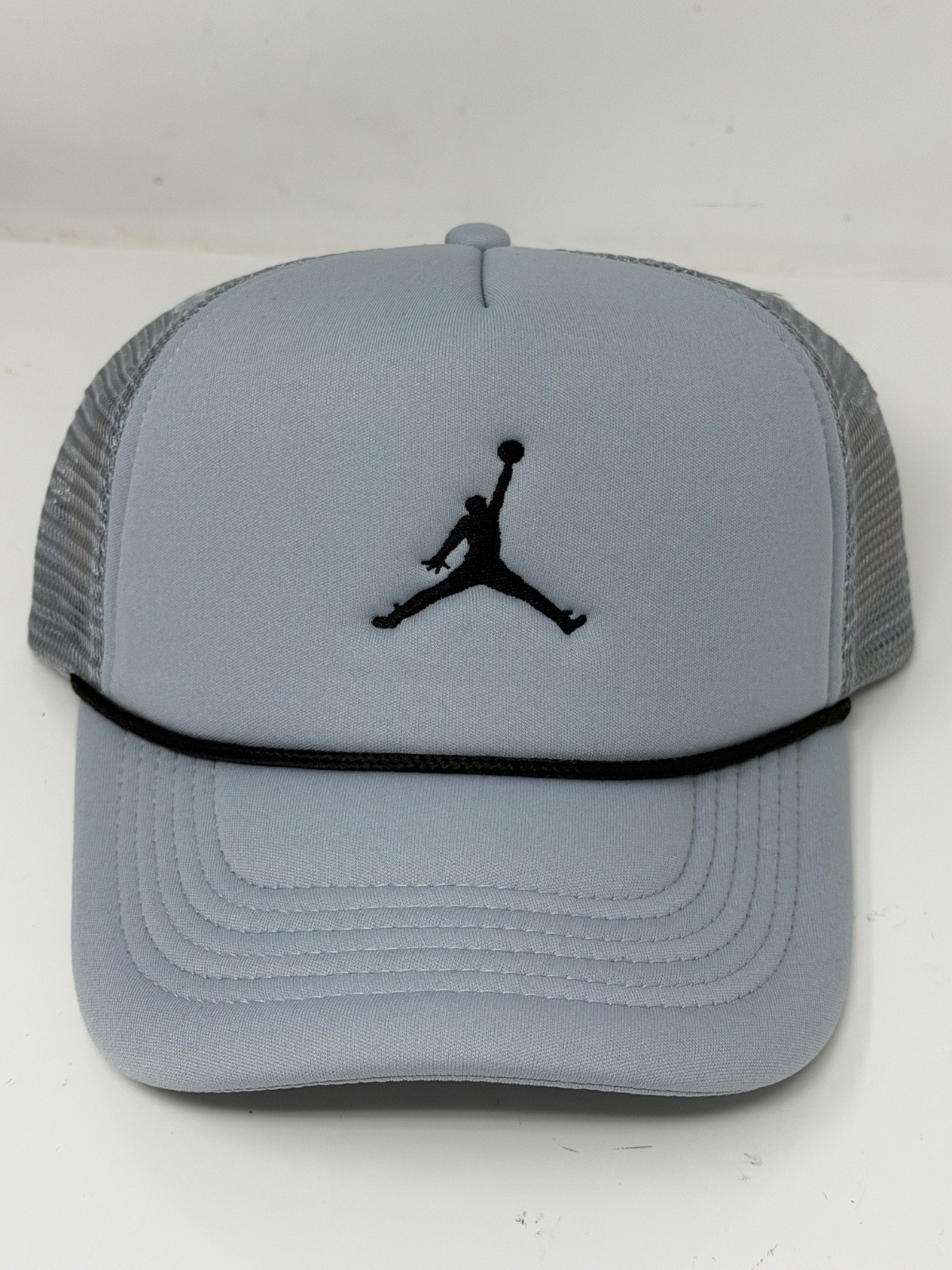 Nike Jordan  Jump Man  Trucker Hat Wolf Gray
