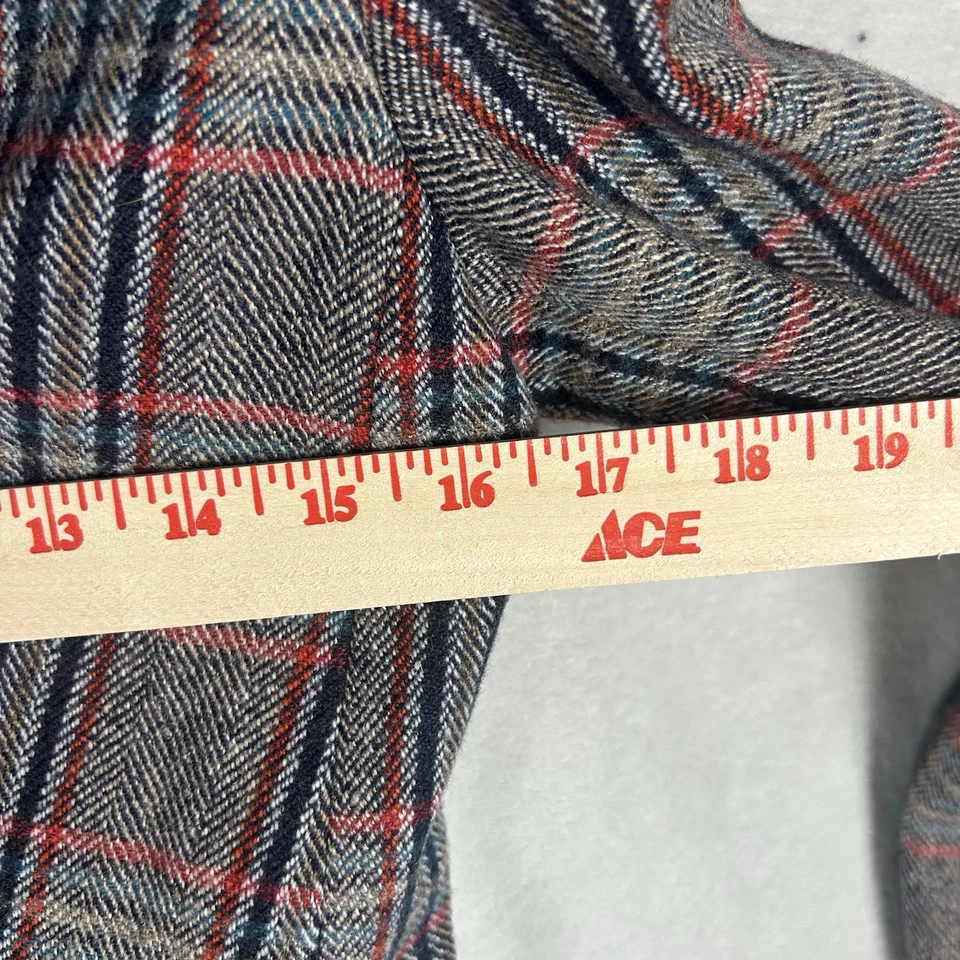 Blazer de Colección Esprit a Cuadros Para Mujer Gris Mezcla de Lana Talla 6 Carrera Y2K Academia Foto 3 de 4