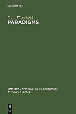 Paradigms: The Economy of Inflection by Frans Plank 9783110127614 NEW