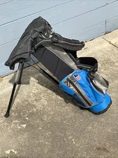 U.S. Kids Golf Stand Carry Bag 3-Way Divider Youth Lightweight 24” Tall USKG