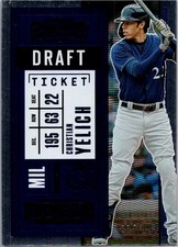 2020 Panini Contenders #18 Christian Yelich Milwaukee Brewers /149