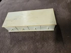 VTG. Suzy Goose Barbie Doll Furniture One drawer Dresser Hope Chest 1960's 6"