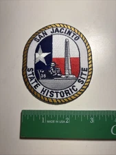 San Jacinto State Historic Site Texas Historical Park Souvenir Embroidered Patch