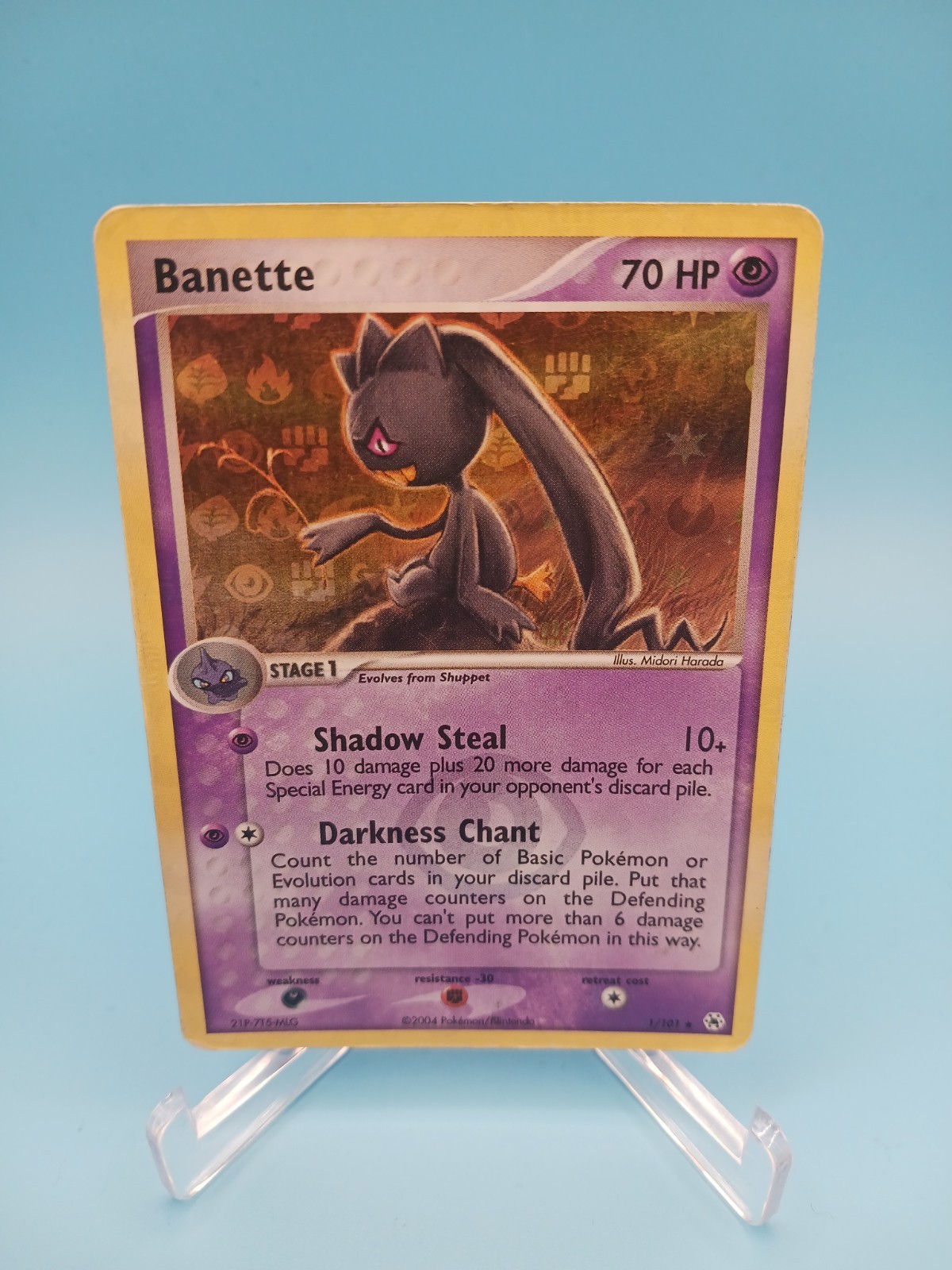 Pokemon Banette HP 1/101 Hidden Legends Holo