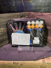 Ping Pong -Table Tennis Set 4 Paddles 4 Balls Net.With Travel Case Last One