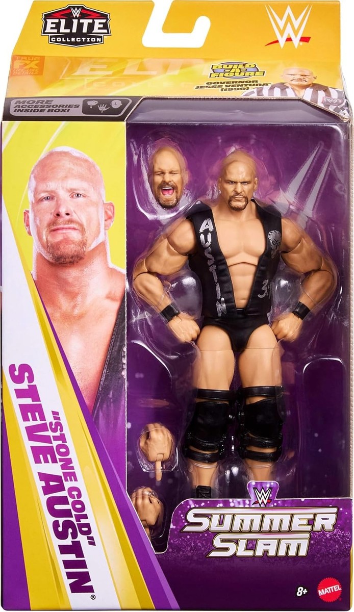 WWE Elite Collection Stone Cold Steve Austin Summer Slam w BAF