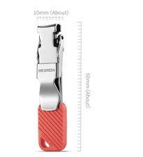 MR.GREEN Ultra-Thin Stainless Steel Nail Clippers Portable Travel Manicure Tool