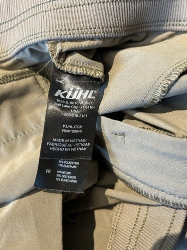 KUHL Pantaloncini Navigatr Uomo Tg 38 Elasticizzati Tasche Viaggio Nylon Stile 5242 - Foto 3 di 7