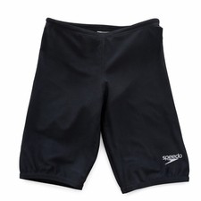 Black Speedo Jammers for Boys Size 8 Drawstring Swim Trunks
