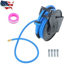 Scalable Hose Spool&nbsp;1/2" x 50FT Wall Mount Auto Rewind Hose-Reel, Max 300PSI